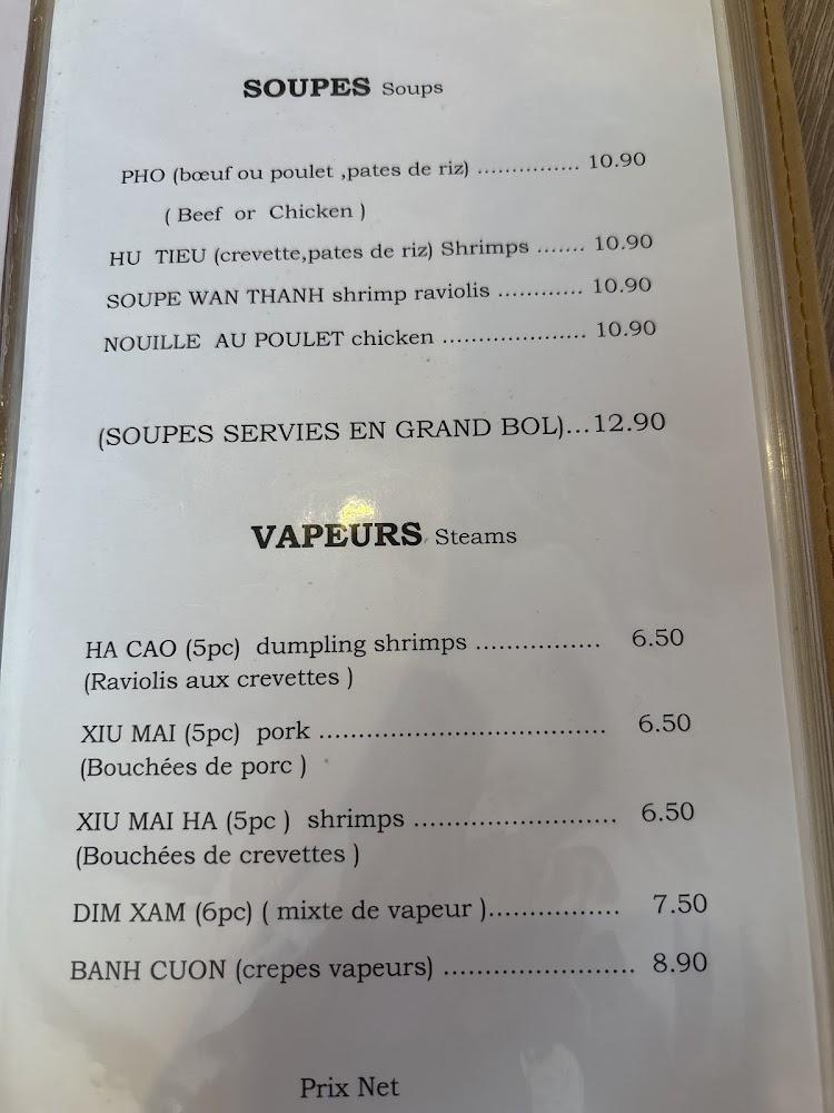 Le Viet-nam - Menu Image 2